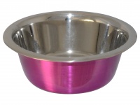 Ellie-Bo Medium Food or Water Bowl in Pink